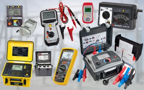Megohmmeters are one of the most frequently used pieces of test equipment